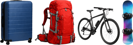 Sports equipment, bicycle, stroller